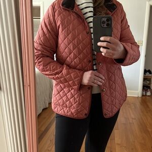 NWT LANDS END Quilted Prima Loft Packable jacket M/T